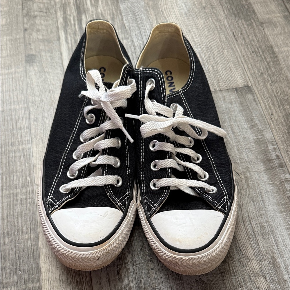 Converse Black and White Canvas Sneakers